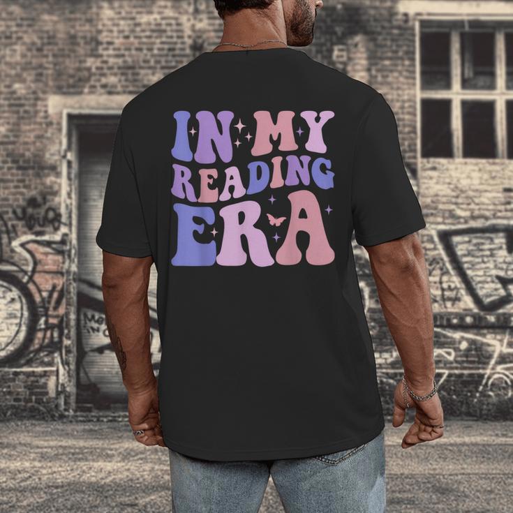 Groovy In My Reading Era Book Lovers Book Reader Men's Back Print T-Shirt Groovy In My Reading Era Book Lovers Book Reader Men's Back Print T-Shirt