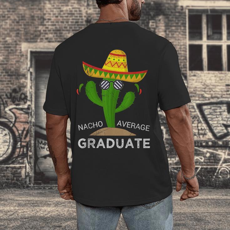 High School College Graduate Graduation Men's Back Print T-Shirt