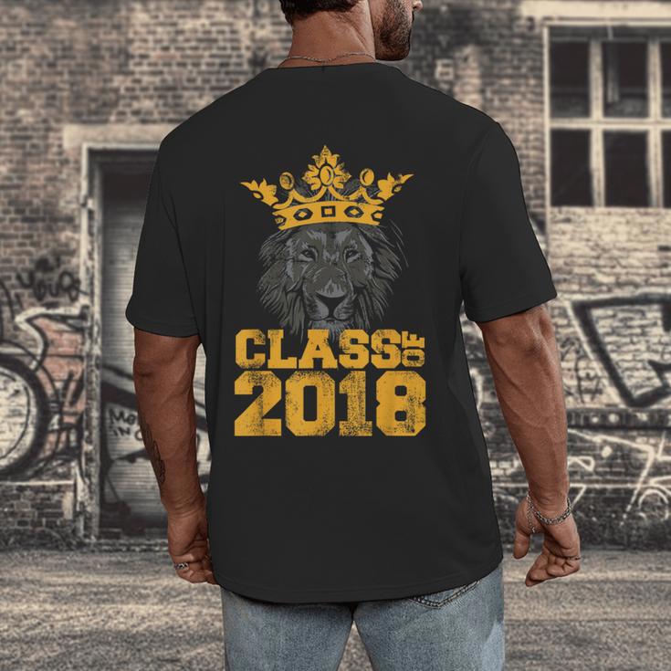 High School King Graduation Shirt Class Of 2018 Seniors Men's Back Print T-Shirt