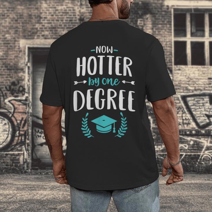 Now Hotter By One Degree Shirt Class Of 2024 Graduation Men's Back Print T-Shirt