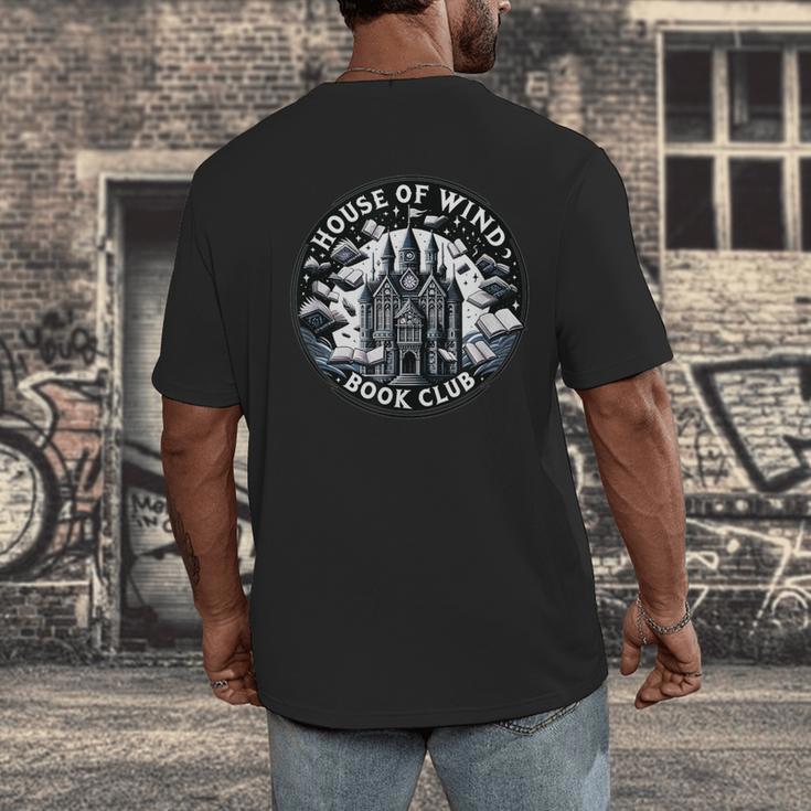 House Of Wind Book Club Fantasy Men's Back Print T-Shirt