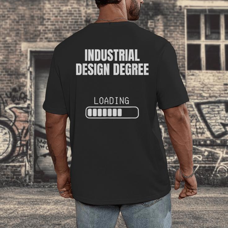 Industrial Degree Loading Student Graduation Men's Back Print T-Shirt