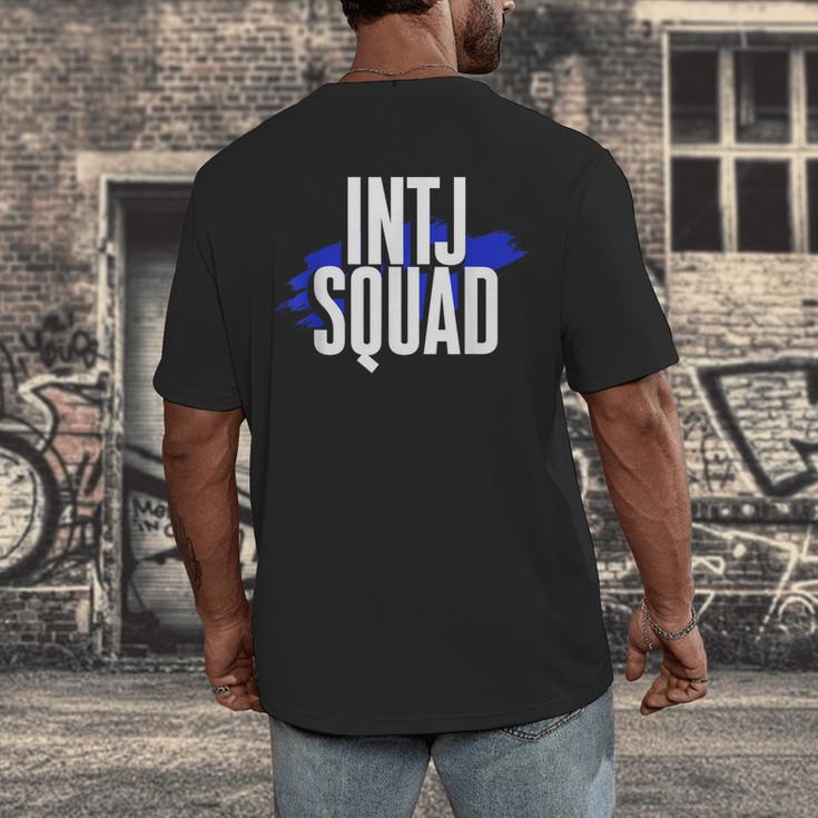 INTJ Personality Shy Introvert Overthinking Introverted Men's Back Print T-Shirt
