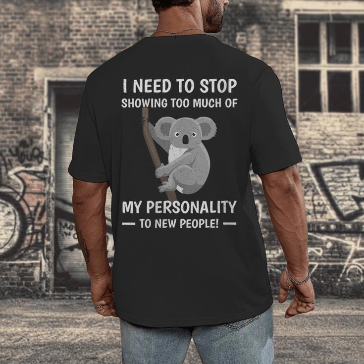 Introvert Fact Anti Socializing Extroversion Personality Men's Back Print T-Shirt Introvert Fact Anti Socializing Extroversion Personality Men's Back Print T-Shirt
