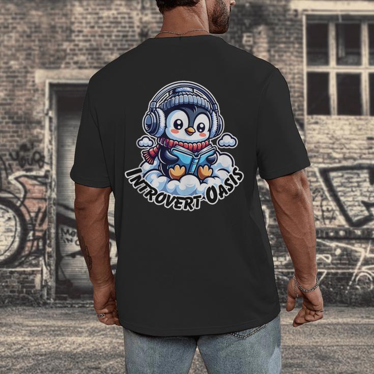 Introvert Oasis Men's Back Print T-Shirt Introvert Oasis Men's Back Print T-Shirt