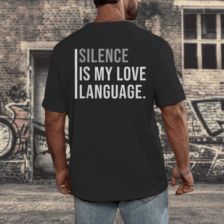 Introverts Meme Quote Men's Back Print T-Shirt Introverts Meme Quote Men's Back Print T-Shirt