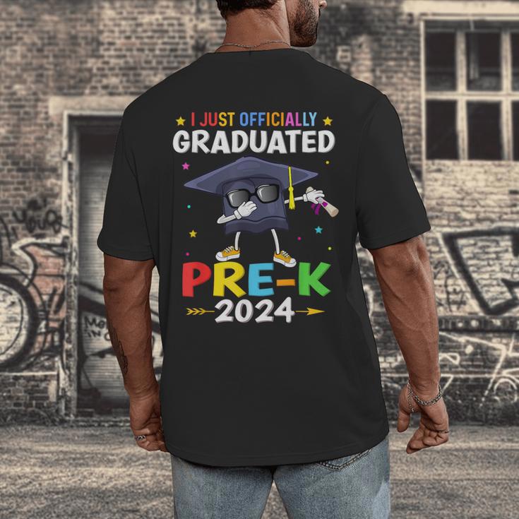 I Just Officially Graduated Pre k Graduation 2024 Pre-K Kids Men's Back Print T-Shirt