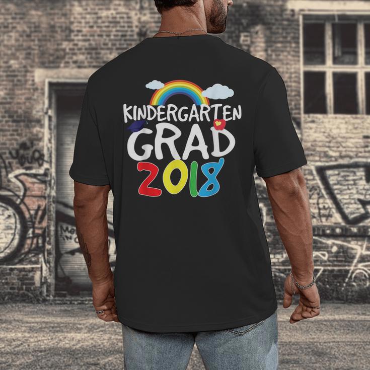 Kindergarten Graduation 2018 Last Day Of School Men's Back Print T-Shirt