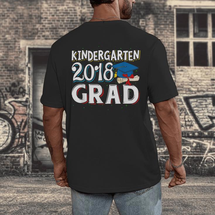 Kindergarten Graduation Shirt Boys Girls Graduate Men's Back Print T-Shirt