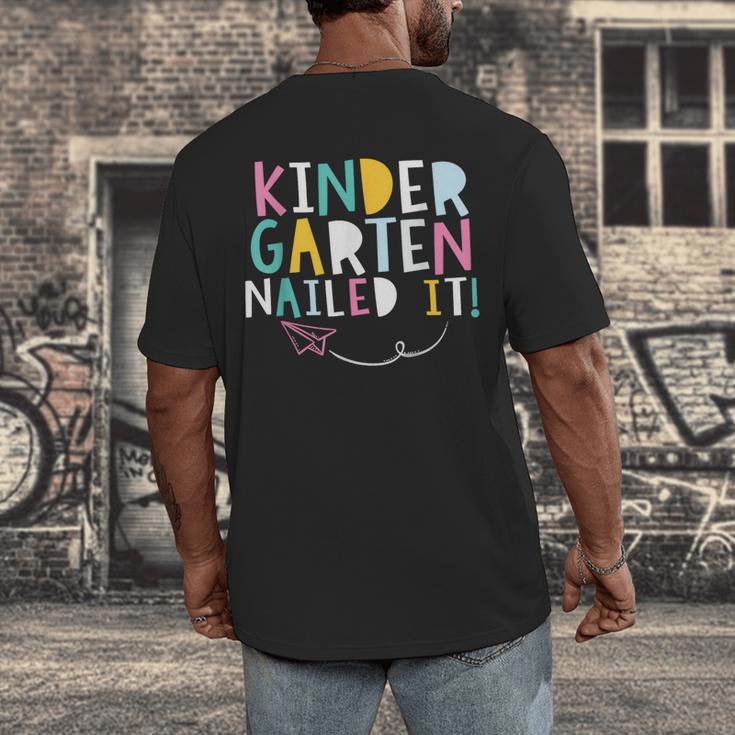 KINDERGARTEN Graduation TShirt 2018 Last Day Of School Men's Back Print T-Shirt