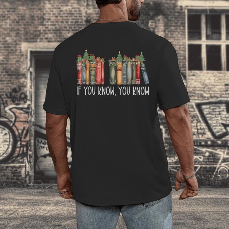 If You Know You Know 6 7 Reading Books Christmas 67 Meme Men's Back Print T-Shirt If You Know You Know 6 7 Reading Books Christmas 67 Meme Men's Back Print T-Shirt
