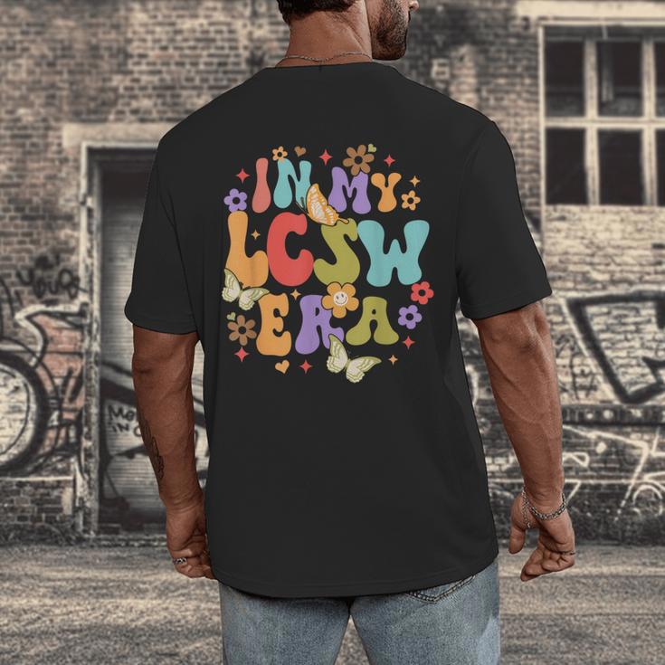 LCSW Grad Social Worker Graduation In My LCSW Era Men's Back Print T-Shirt