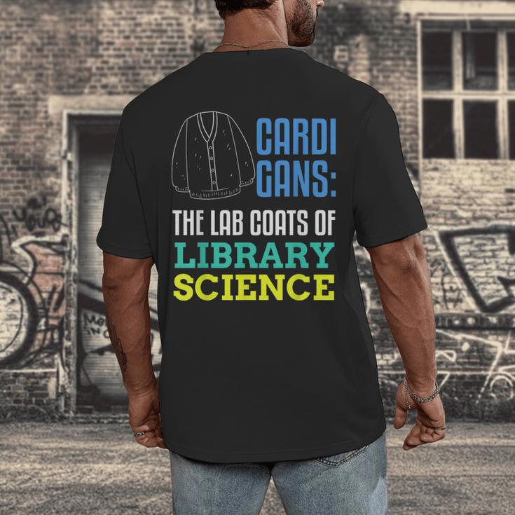 Librarian Library Science Major Masters Degree Graduation Men's Back Print T-Shirt