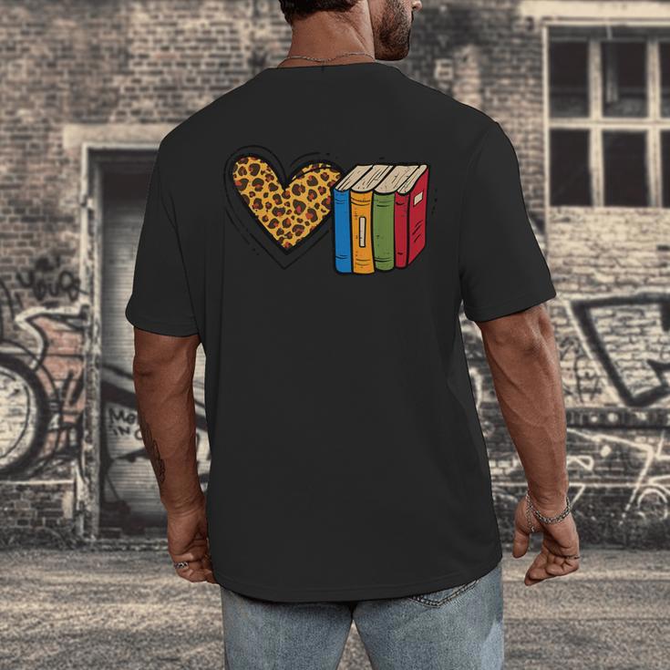 Love Reading Book Librarian Across America Men Women Kids Men's Back Print T-Shirt Love Reading Book Librarian Across America Men Women Kids Men's Back Print T-Shirt