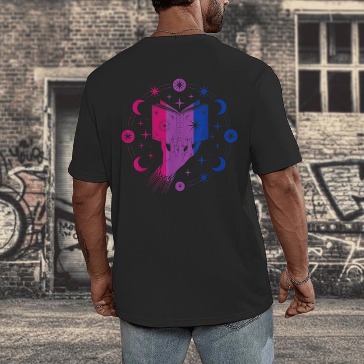 Magic Bi-Pride Book Of Cosmic Energy Men's Back Print T-Shirt