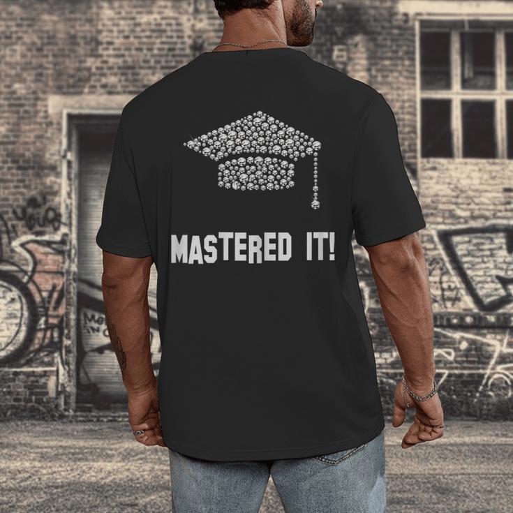 Mastered It Shirt Graduation 2018 Men's Back Print T-Shirt