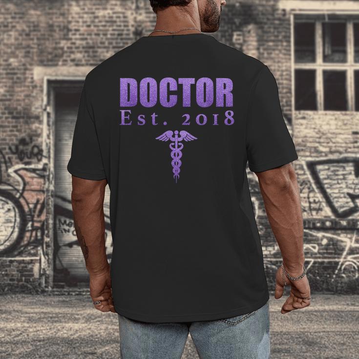 Medical Student Shirt Doctor Graduation Tshirt MD DO Degree Men's Back Print T-Shirt