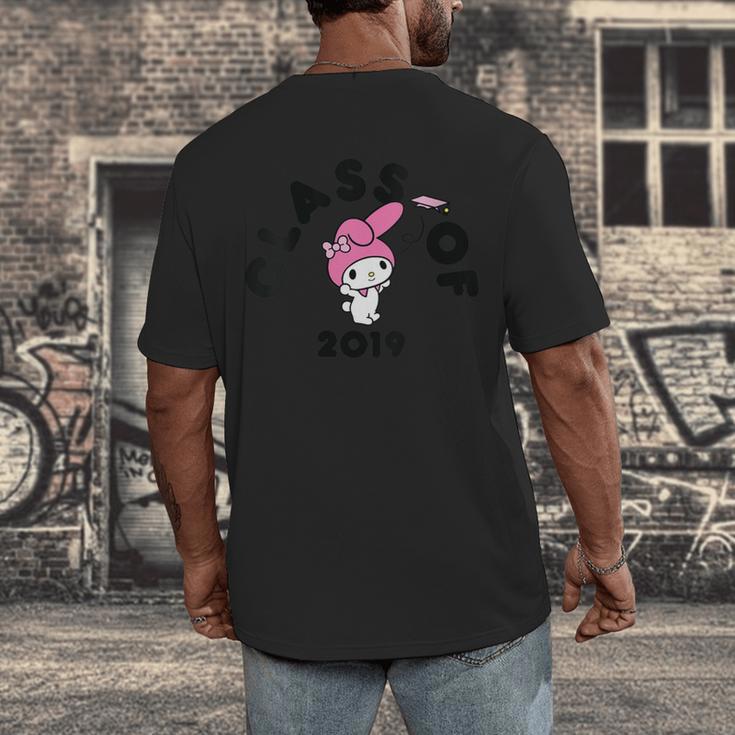 My Melody Class Od 2019 Graduation Seniors Men's Back Print T-Shirt