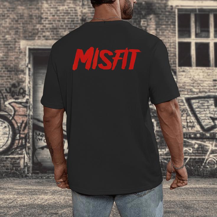 Misfit Outfit And Costume Introvert Apparel Men's Back Print T-Shirt