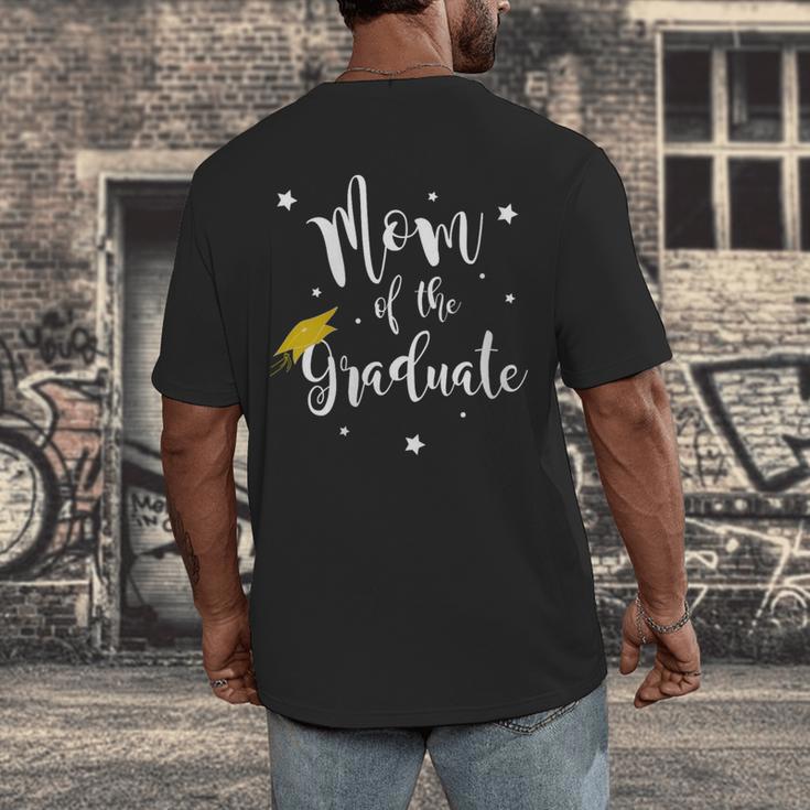 Mom Of The Graduate Mother Of Grad Mama Of Senior Graduation Men's Back Print T-Shirt