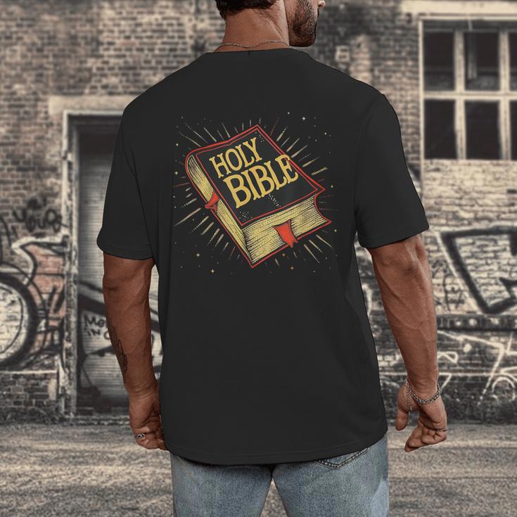 Nice Holy Book Costume For Bible Lovers Men's Back Print T-Shirt Nice Holy Book Costume For Bible Lovers Men's Back Print T-Shirt