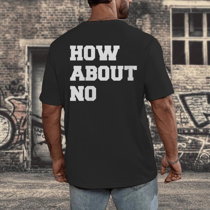 How About No Introvert Not So Social Men's Back Print T-Shirt