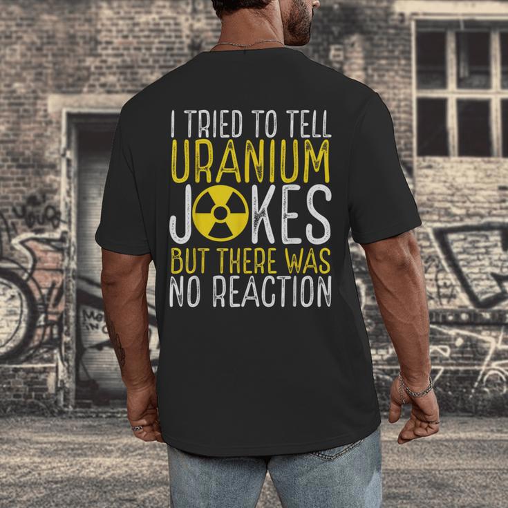 Nuclear Engineer Student Graduation Nuclear Engineering Men's Back Print T-Shirt