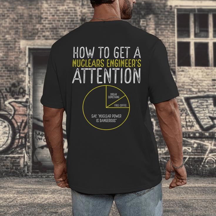 Nuclear Engineering Graduation Future Nuclear Engineer Men's Back Print T-Shirt