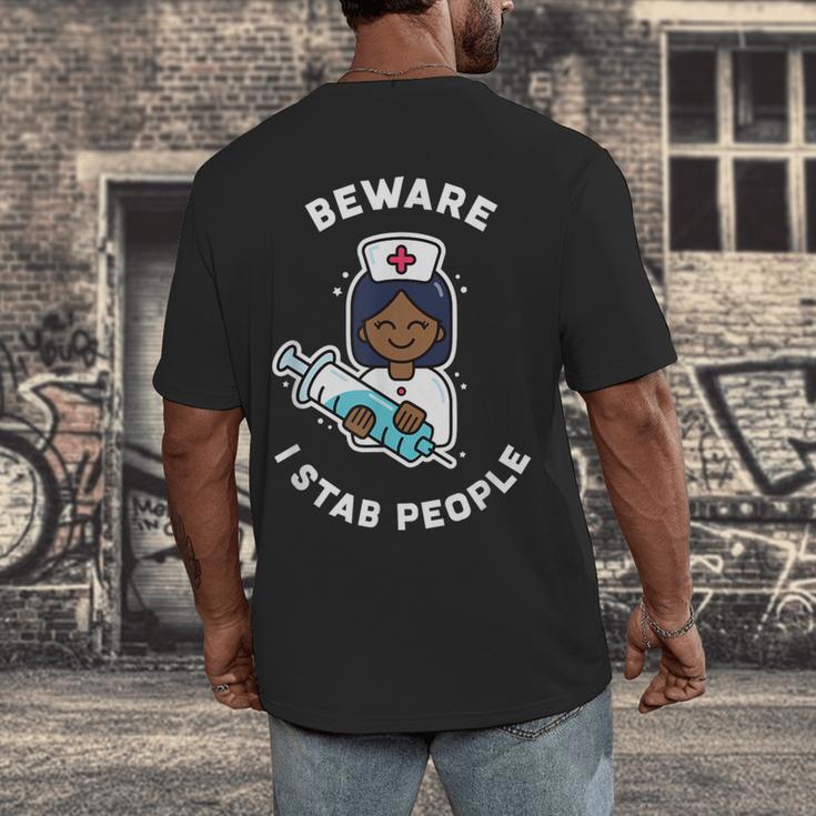 Nurse & Graduation Men's Back Print T-Shirt