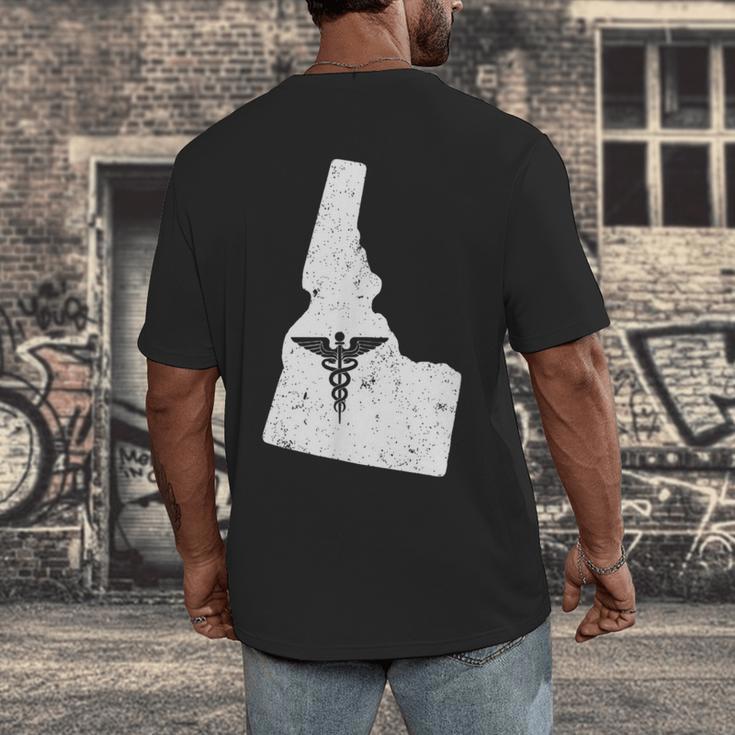 ON NurseShirt Nurse Graduation Idaho Men's Back Print T-Shirt