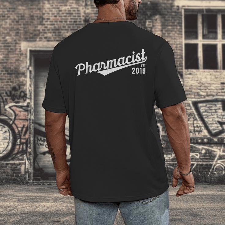 Pharmacist 2019 Pharmacy Pharmd Student Graduation Men's Back Print T-Shirt