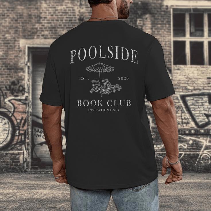 Poolside Book Club Men's Back Print T-Shirt
