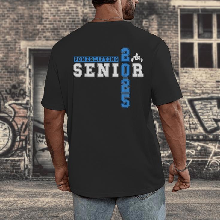 Powerlifting Senior 2025 Class Of 2025 Graduation Party 23 Men's Back Print T-Shirt