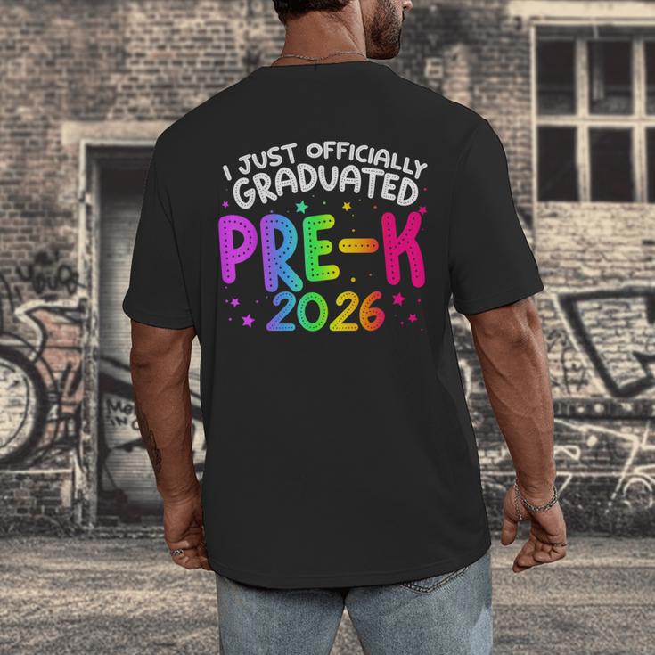 Pre-K Graduation Class Of 2026 Pre-K Graduated 2026 Men's Back Print T-Shirt