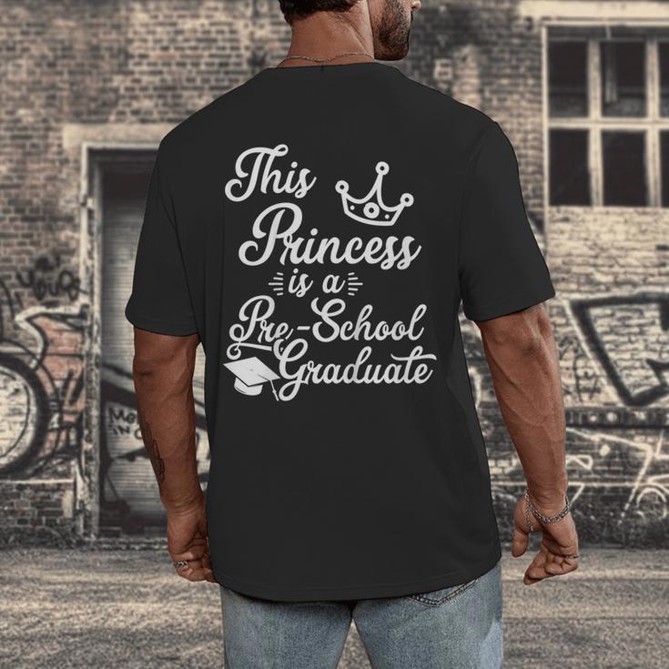 Pre-School Graduation For Girls Men's Back Print T-Shirt