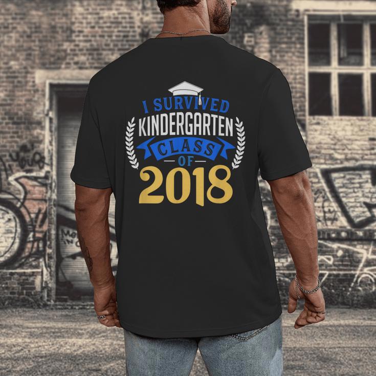 Pre School Graduation Shirts Graduate Grad 2018 Men's Back Print T-Shirt