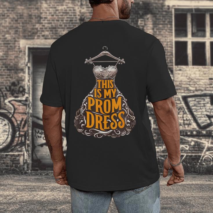 Prom Dress Prom Night Graduation Men's Back Print T-Shirt