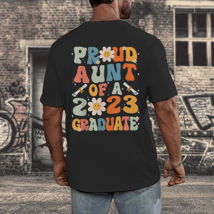 Proud Aunt Of A Class Of 2023 Graduated Graduation Women Men's Back Print T-Shirt