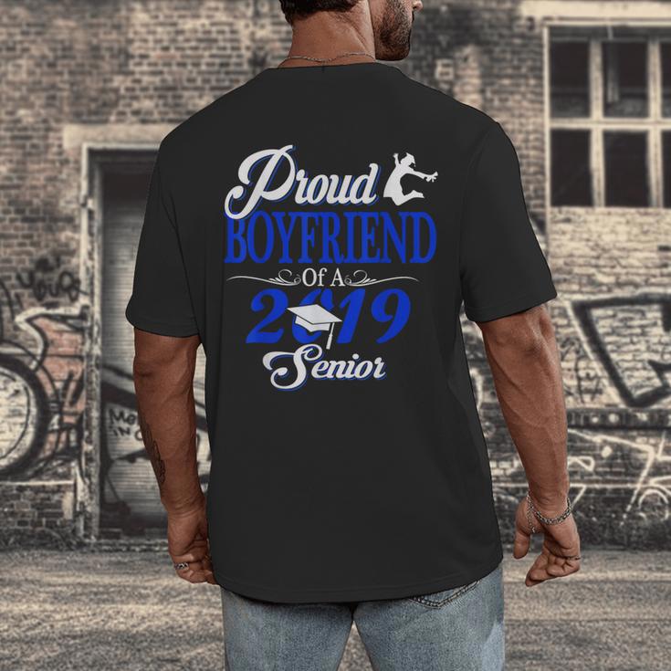 Proud BOYFRIEND Of A Class 2019 Senior Tee Graduation Men's Back Print T-Shirt