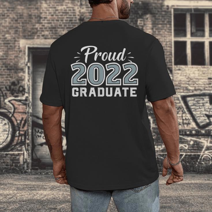 Proud Class Of 2022 Graduate Graduation Men's Back Print T-Shirt