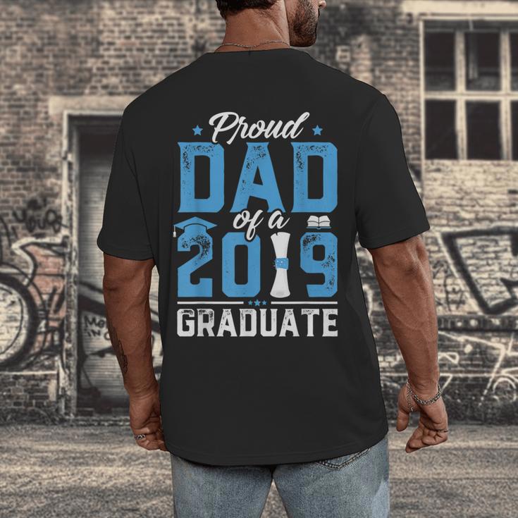 Proud Dad Of A Class Of 2019 Graduate TShirt Graduation Men's Back Print T-Shirt