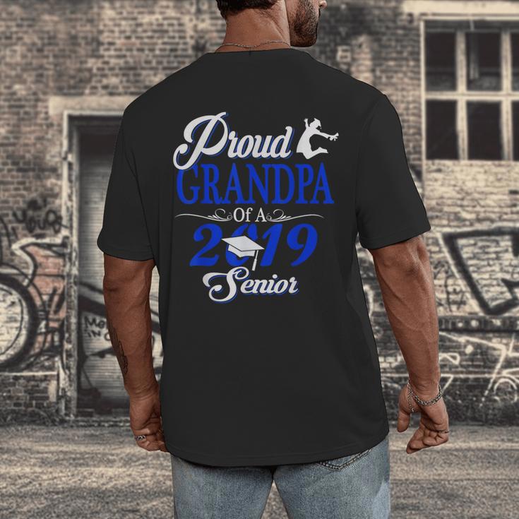 Proud GRANDPA Of A Class 2019 Senior Tshirt Graduation Men's Back Print T-Shirt