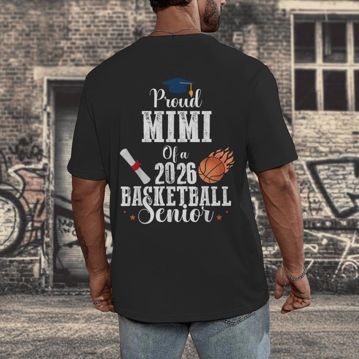 Proud MIMI Of 2026 Basketball Senior Class Graduation Men's Back Print T-Shirt