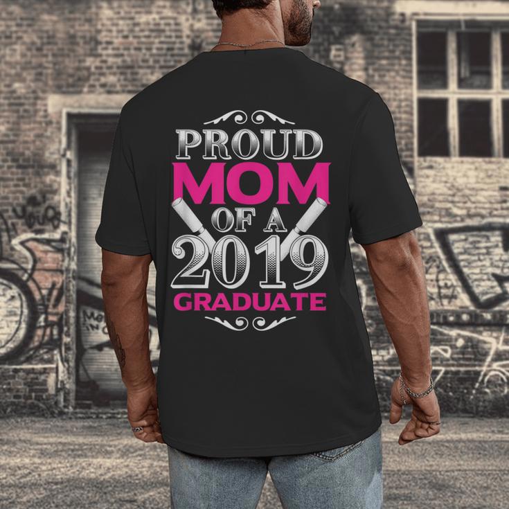 Proud Mom Of 2019 Graduate Class 2019 Tshirt Graduation Men's Back Print T-Shirt