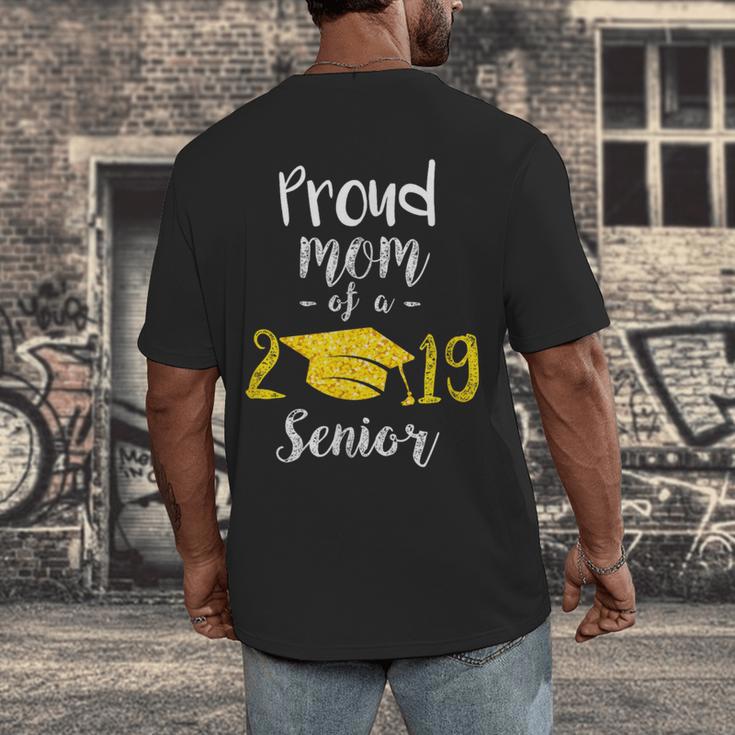 Proud Mom Of a 2019 Senior GraduationShirt Men's Back Print T-Shirt