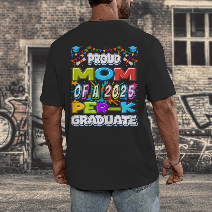 Proud MOM Of a 2025 PRE-K Graduate -Graduation Men's Back Print T-Shirt