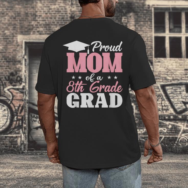 Proud Mom Of An Awesome 8th Grade Graduate 2026 Graduation Men's Back Print T-Shirt