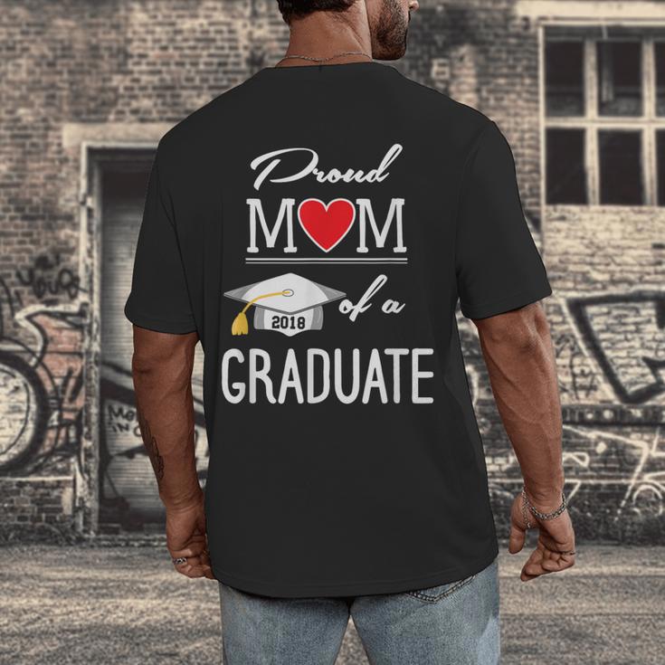 Proud Mom Of A High School Graduation Senior Mom Shirt Men's Back Print T-Shirt
