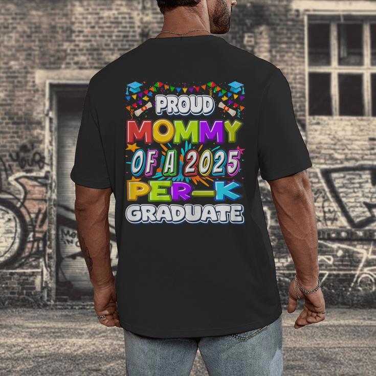 Proud MOMMY Of a 2025 PRE-K Graduate -Graduation Men's Back Print T-Shirt