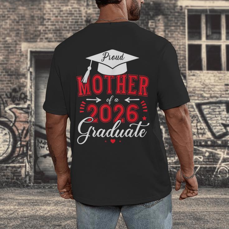 Proud Mother Of a Class Of 2026 Graduate For Graduation Men's Back Print T-Shirt